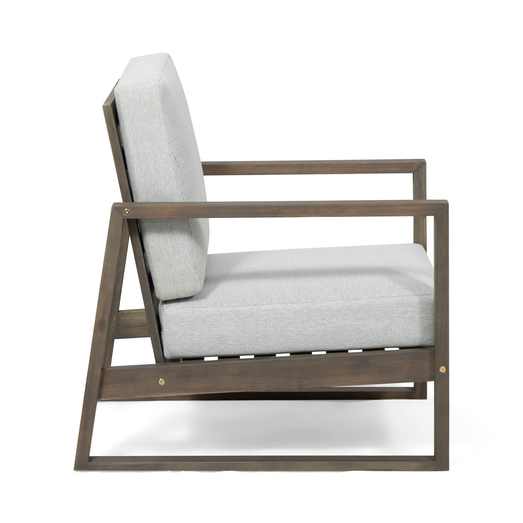 Fauteuils club d'extérieur en bois belge (lot de 2) par Christopher Knight Home