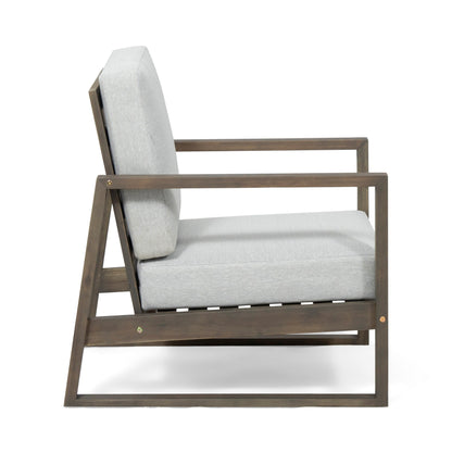 Fauteuils club d'extérieur en bois belge (lot de 2) par Christopher Knight Home