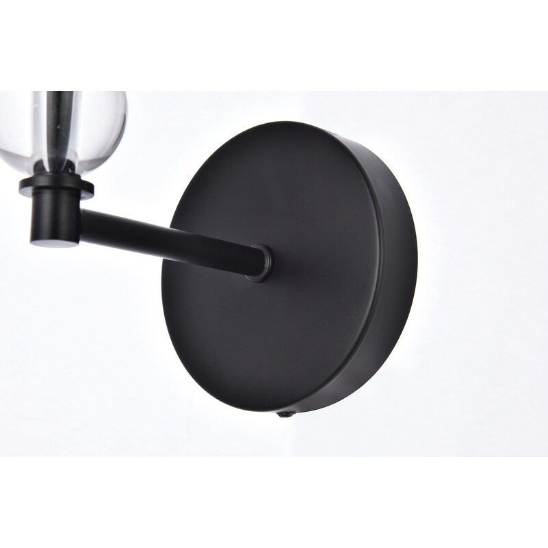Applique de salle de bain Bella 1 lumière avec abat-jour en tissu blanc