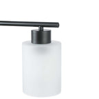 Luminaire de salle de bain Bellevue Lydia à 3 lampes, 23 pouces, avec verre givré