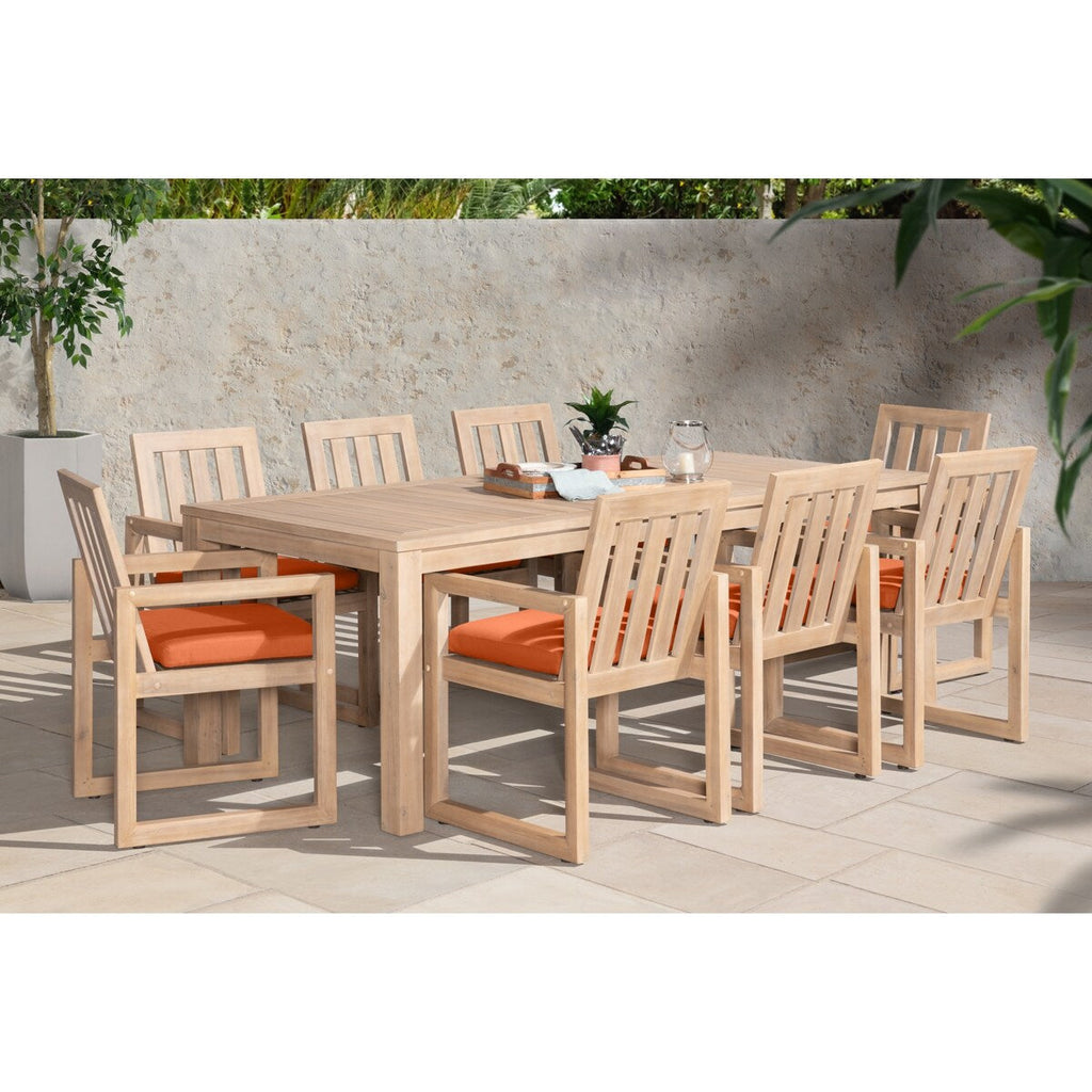 Ensemble de salle à manger d'extérieur Benson Sunbrella 9 pièces