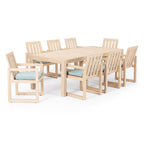 Ensemble de salle à manger d'extérieur Benson Sunbrella 9 pièces