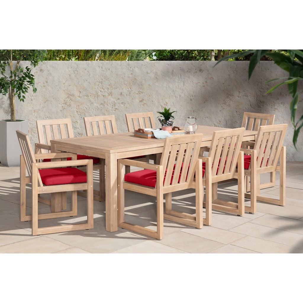 Ensemble de salle à manger d'extérieur Benson Sunbrella 9 pièces