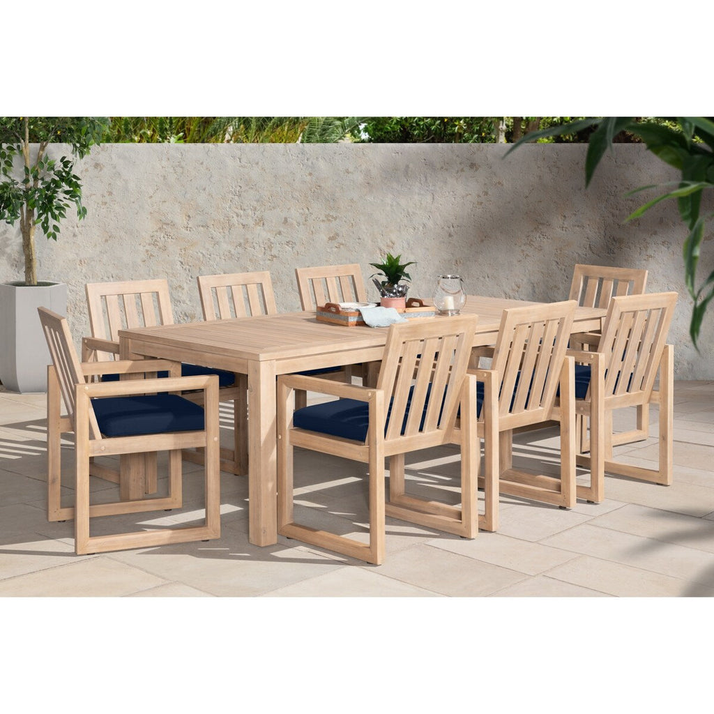 Ensemble de salle à manger d'extérieur Benson Sunbrella 9 pièces