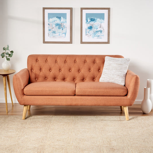 Petit canapé Bernice, style Mid-Century Modern, par Christopher Knight Home
