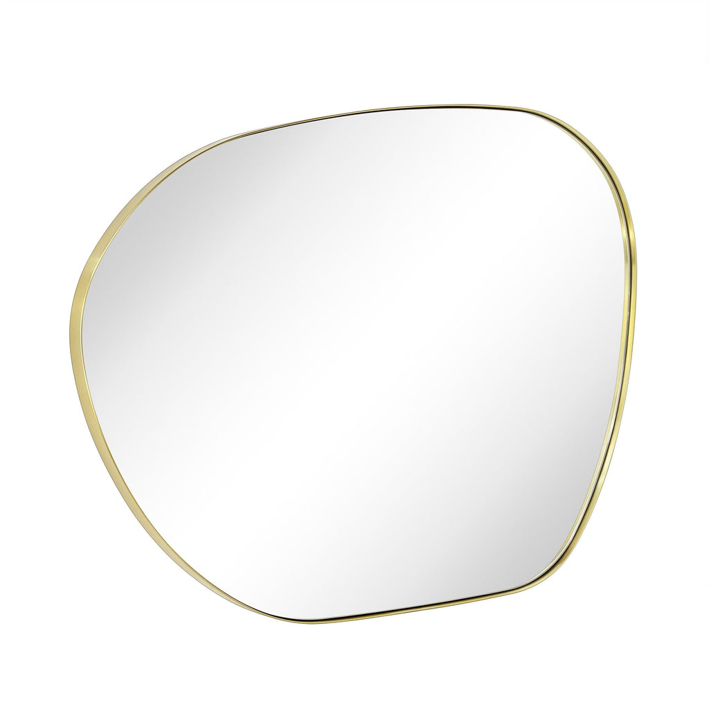 Miroir mural TEHOME Bertlinde de forme irrégulière pour salon