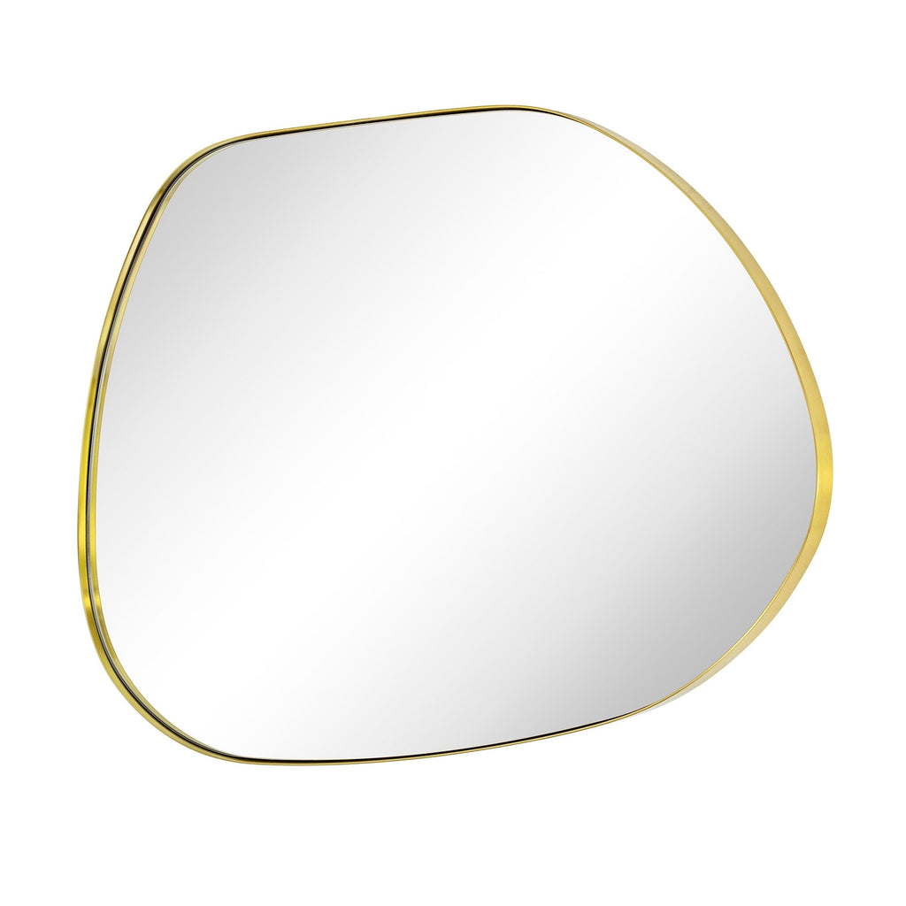 Miroir mural TEHOME Bertlinde de forme irrégulière pour salon