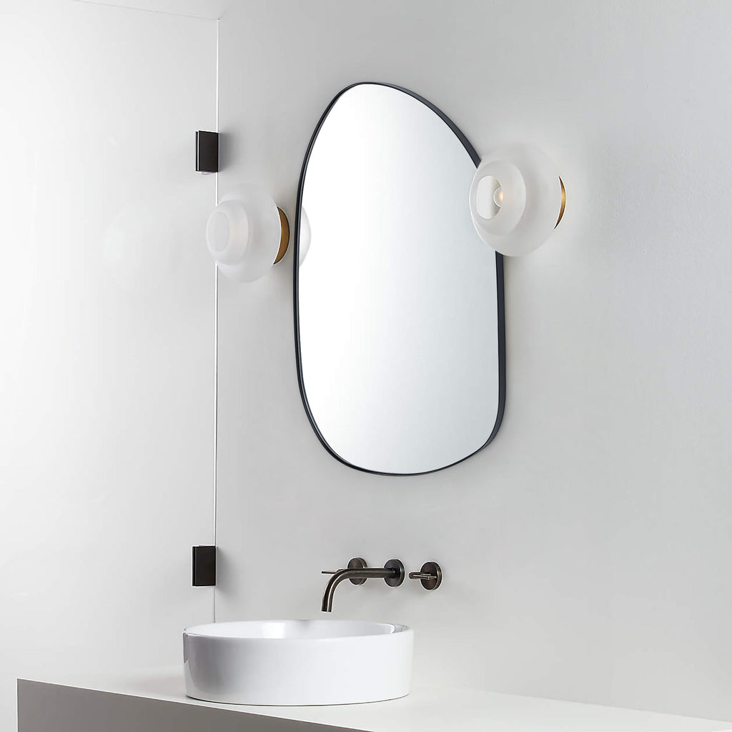 Miroir mural TEHOME Bertlinde de forme irrégulière pour salon