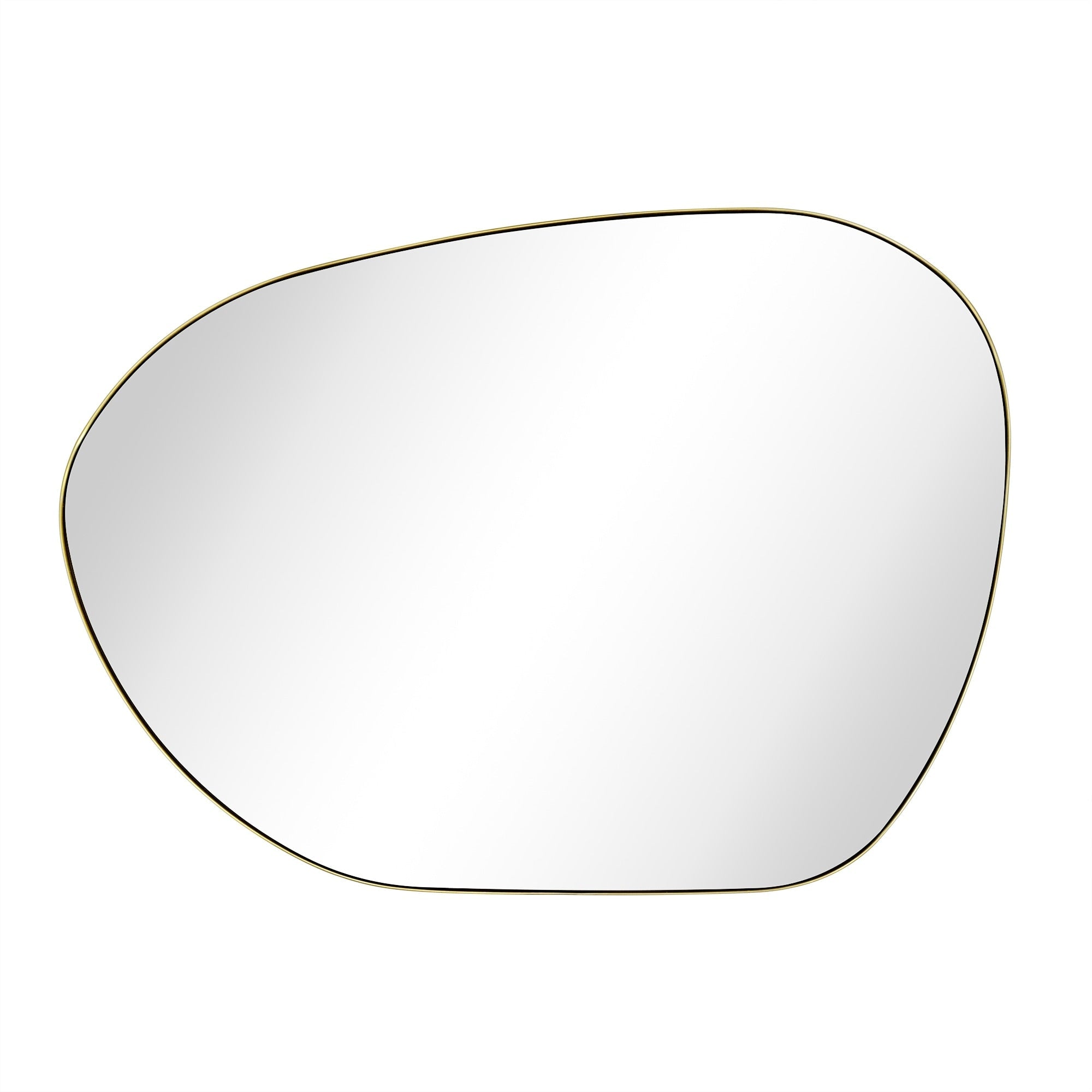 Miroir mural TEHOME Bertlinde de forme irrégulière pour salon