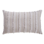 Parure de lit Angelique Better Trends 100 % coton touffeté doux en peluche chenille élégantes rayures lavable en machine et sèche-linge