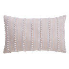 Parure de lit Angelique Better Trends 100 % coton touffeté doux en peluche chenille élégantes rayures lavable en machine et sèche-linge