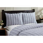 Parure de lit Angelique Better Trends 100 % coton touffeté doux en peluche chenille élégantes rayures lavable en machine et sèche-linge
