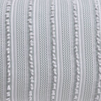 Parure de lit Angelique Better Trends 100 % coton touffeté doux en peluche chenille élégantes rayures lavable en machine et sèche-linge