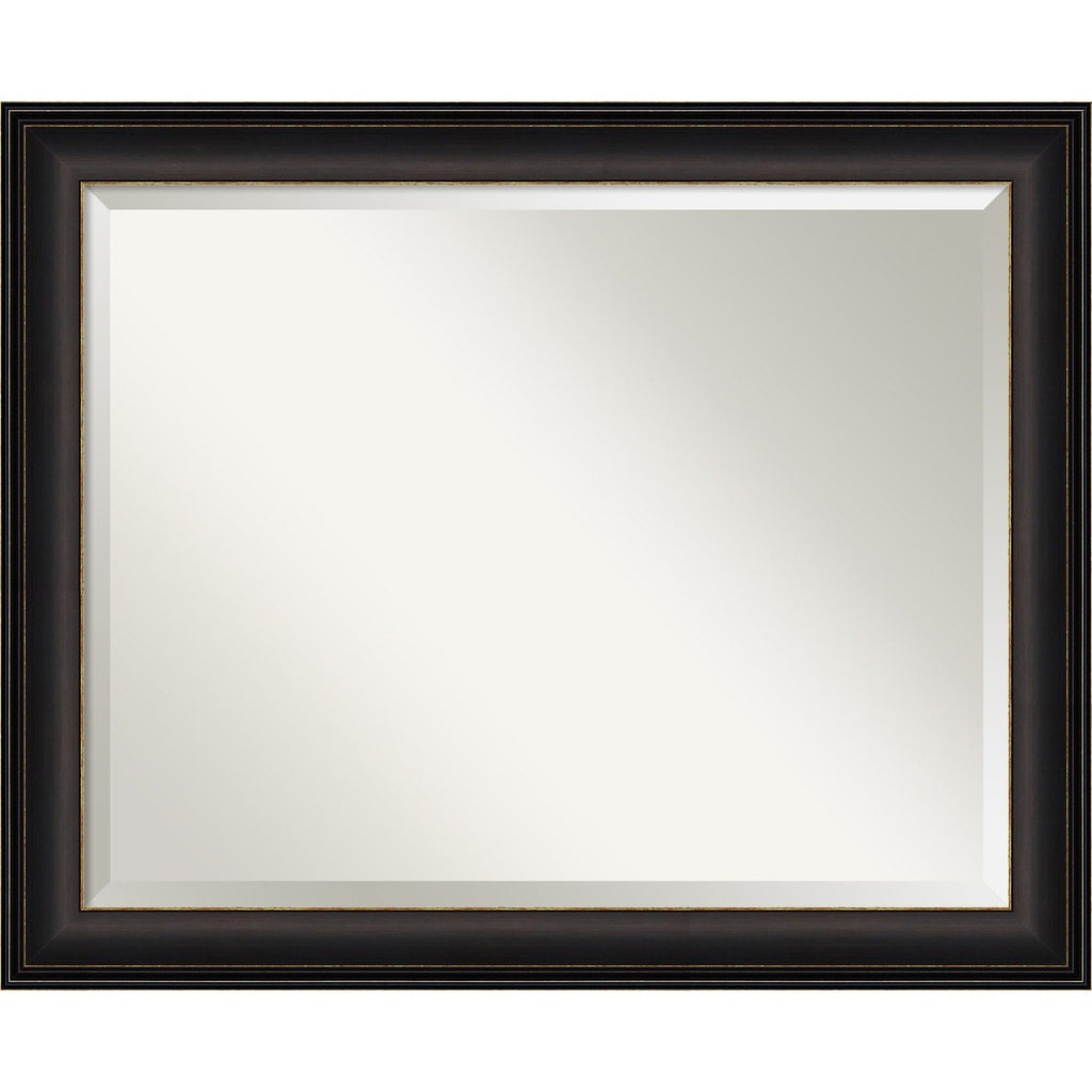 Miroir mural biseauté pour salle de bain - Cadre en bronze huilé Trio - Bronze huilé Trio