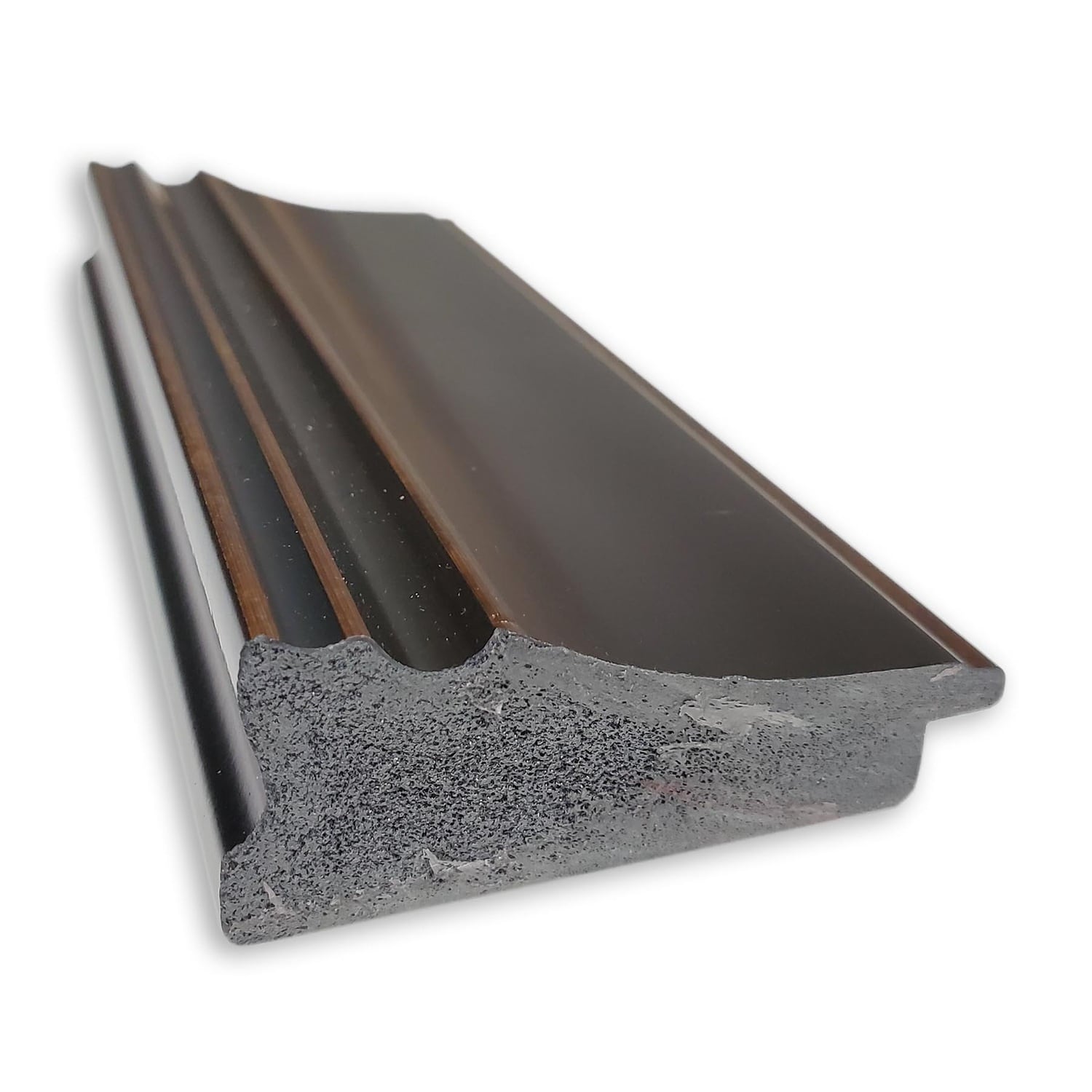 Miroir mural biseauté pour salle de bain - Cadre en bronze huilé Trio - Bronze huilé Trio