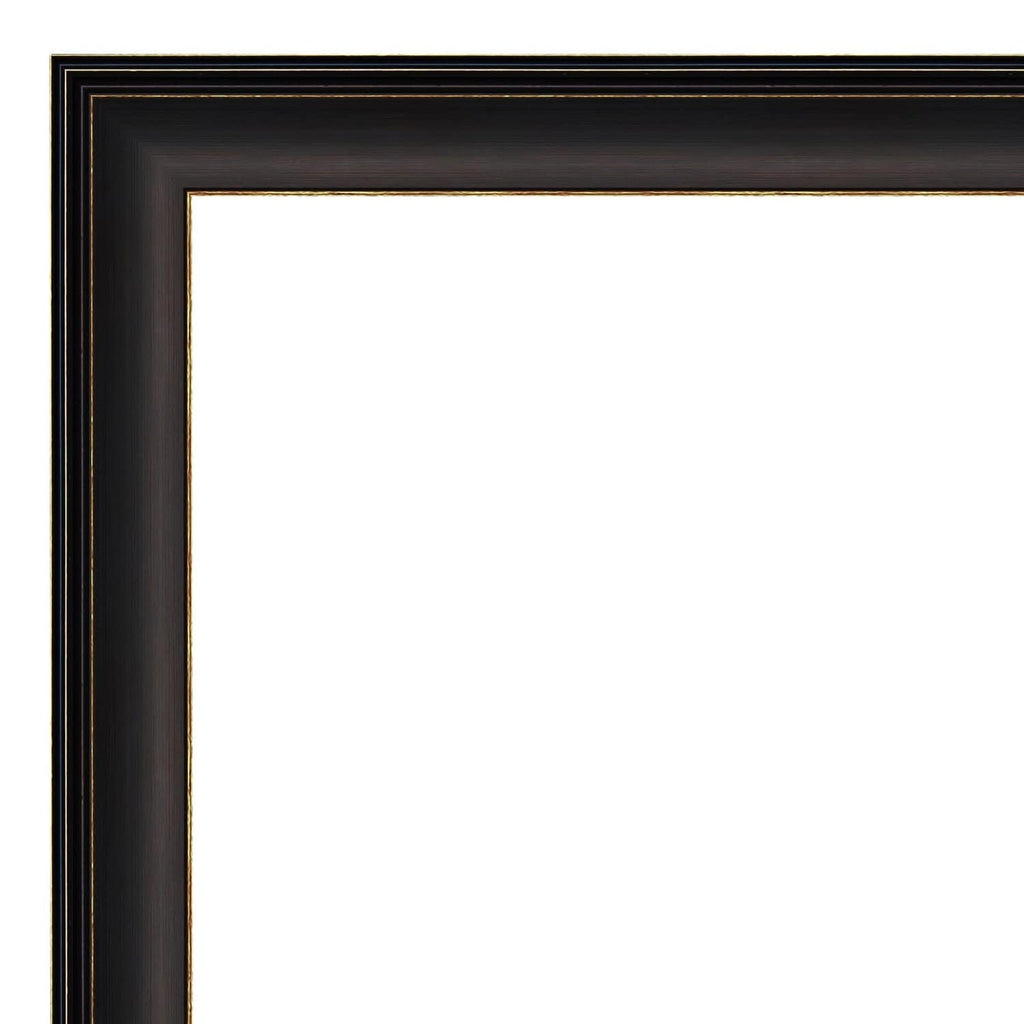 Miroir mural biseauté pour salle de bain - Cadre en bronze huilé Trio - Bronze huilé Trio