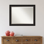 Miroir mural biseauté pour salle de bain - Cadre en bronze huilé Trio - Bronze huilé Trio