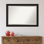 Miroir mural biseauté pour salle de bain - Cadre en bronze huilé Trio - Bronze huilé Trio