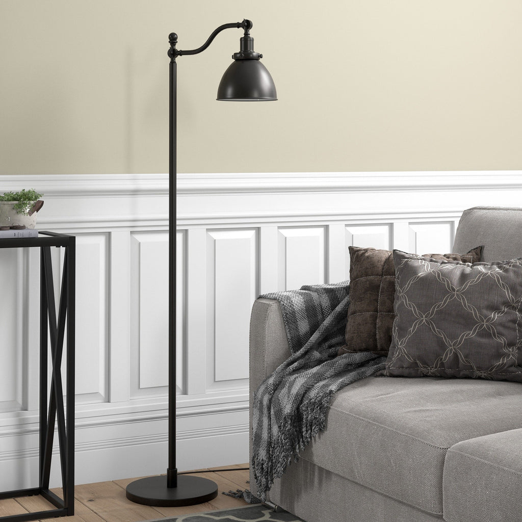 Lampadaire Beverly 65 haut avec abat-jour en métal