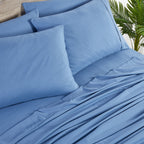 Ensemble de draps Bibb Home 2000 fils, 6 pièces, en rayonne de bambou