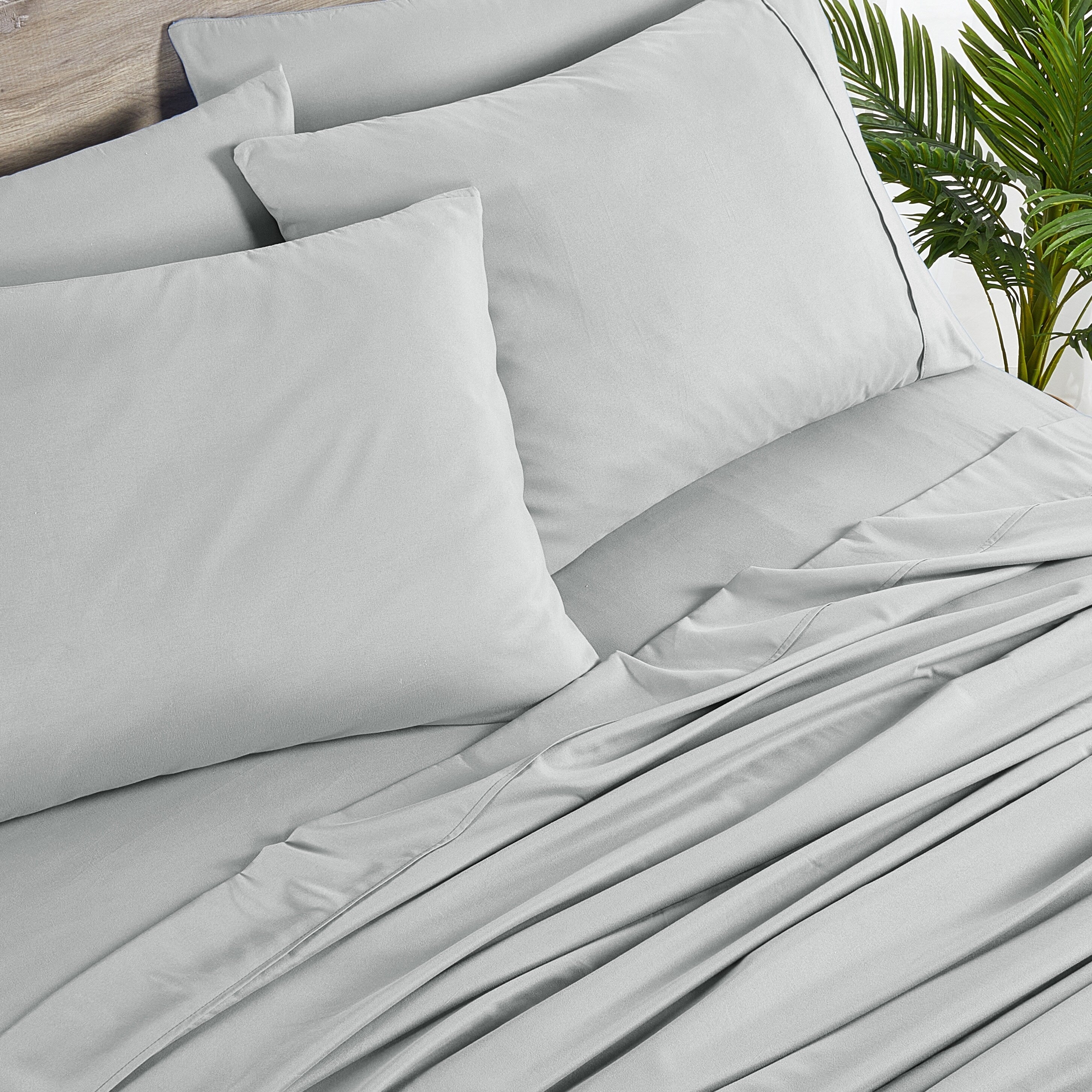 Ensemble de draps Bibb Home 2000 fils, 6 pièces, en rayonne de bambou