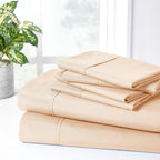 Ensemble de draps Bibb Home 2000 fils, 6 pièces, en rayonne de bambou