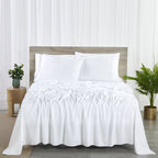Ensemble de draps Bibb Home 2000 fils, 6 pièces, en rayonne de bambou