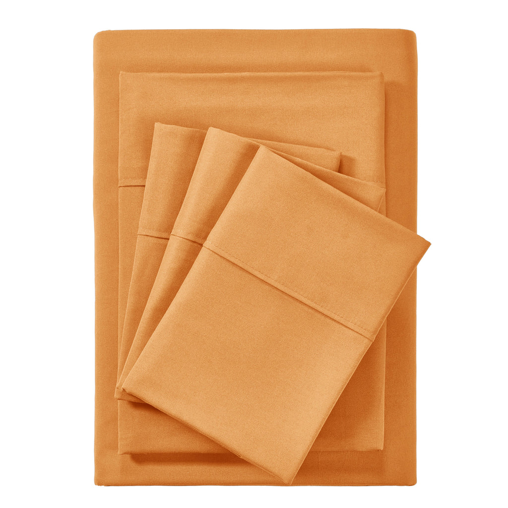 Ensemble de draps Bibb Home 2000 fils, 6 pièces, en rayonne de bambou