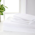 Ensemble de draps Bibb Home 2000 fils, 6 pièces, en rayonne de bambou