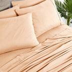 Ensemble de draps Bibb Home 2000 fils, 6 pièces, en rayonne de bambou