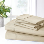 Ensemble de draps Bibb Home 2000 fils, 6 pièces, en rayonne de bambou