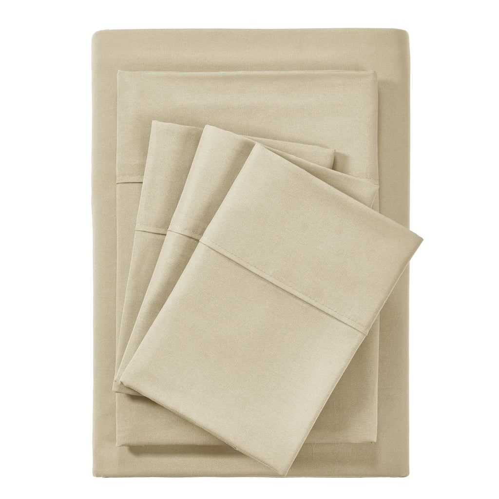 Ensemble de draps Bibb Home 2000 fils, 6 pièces, en rayonne de bambou