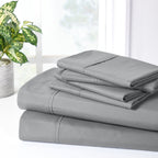 Ensemble de draps Bibb Home 2000 fils, 6 pièces, en rayonne de bambou