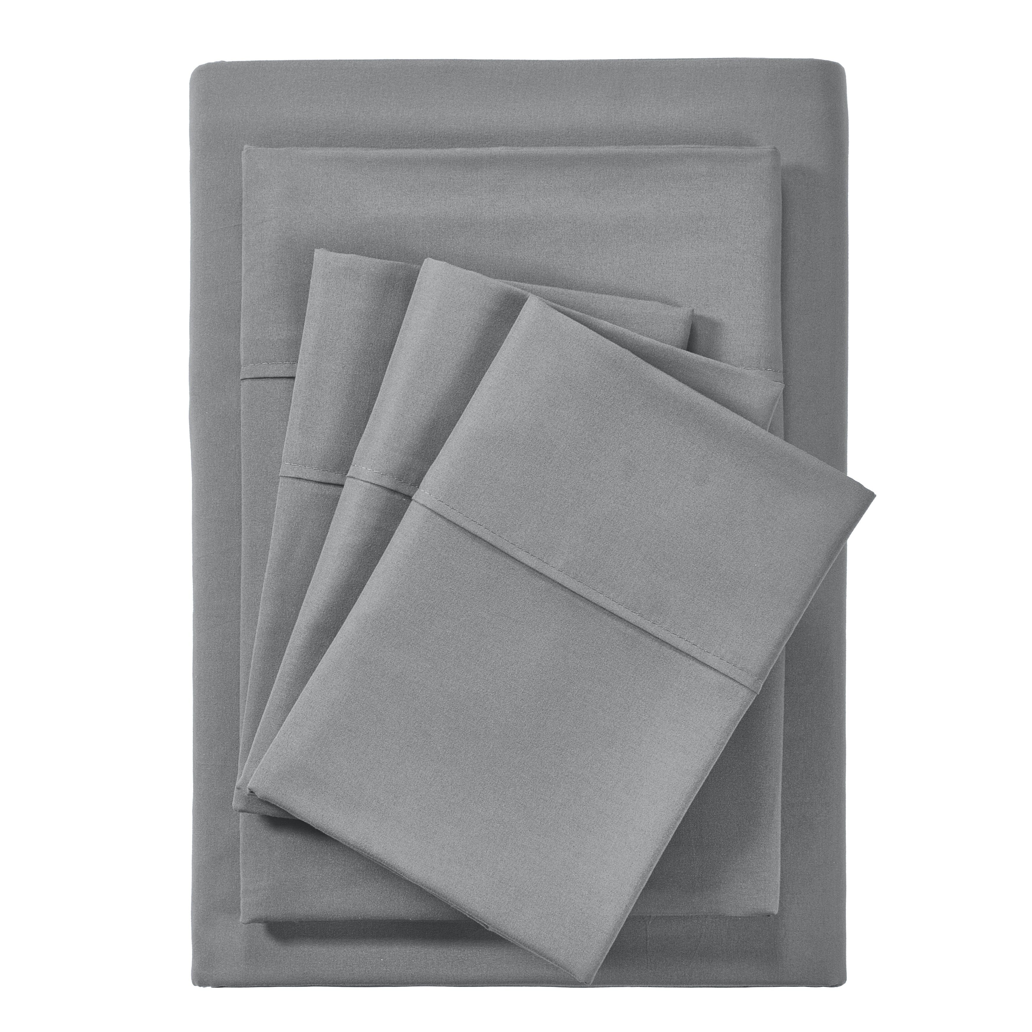 Ensemble de draps Bibb Home 2000 fils, 6 pièces, en rayonne de bambou