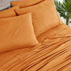 Ensemble de draps Bibb Home 2000 fils, 6 pièces, en rayonne de bambou
