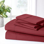 Ensemble de draps Bibb Home 2000 fils, 6 pièces, en rayonne de bambou