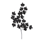 Décoration murale contemporaine en fer noir 46 x 31 x 3