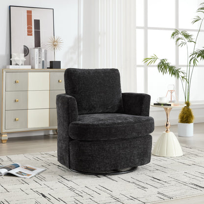 Chaise de bureau pivotante moderne avec hauteur réglable et rotation à 360 degrés pour le confort du bureau à domicile