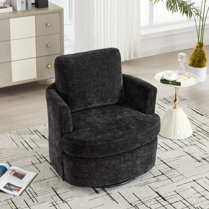 Chaise de bureau pivotante moderne avec hauteur réglable et rotation à 360 degrés pour le confort du bureau à domicile