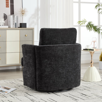 Chaise de bureau pivotante moderne avec hauteur réglable et rotation à 360 degrés pour le confort du bureau à domicile