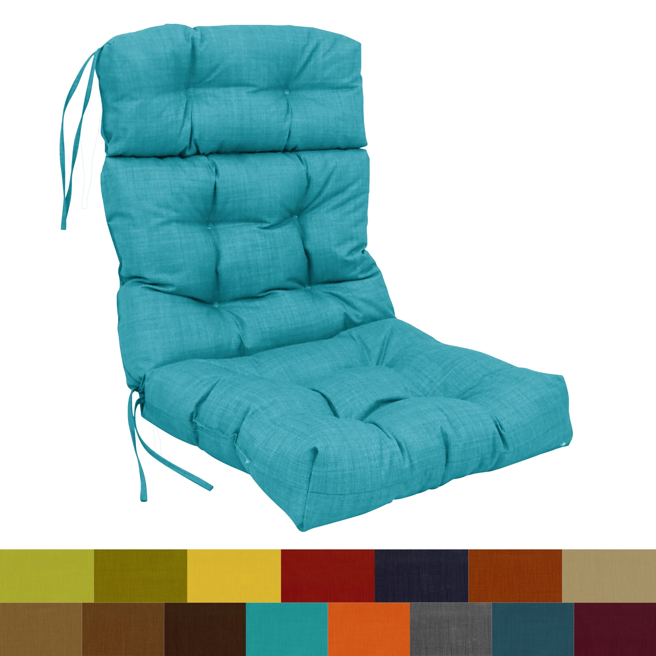 Coussin de siège/dossier d'extérieur capitonné multi-sections (plusieurs tailles)