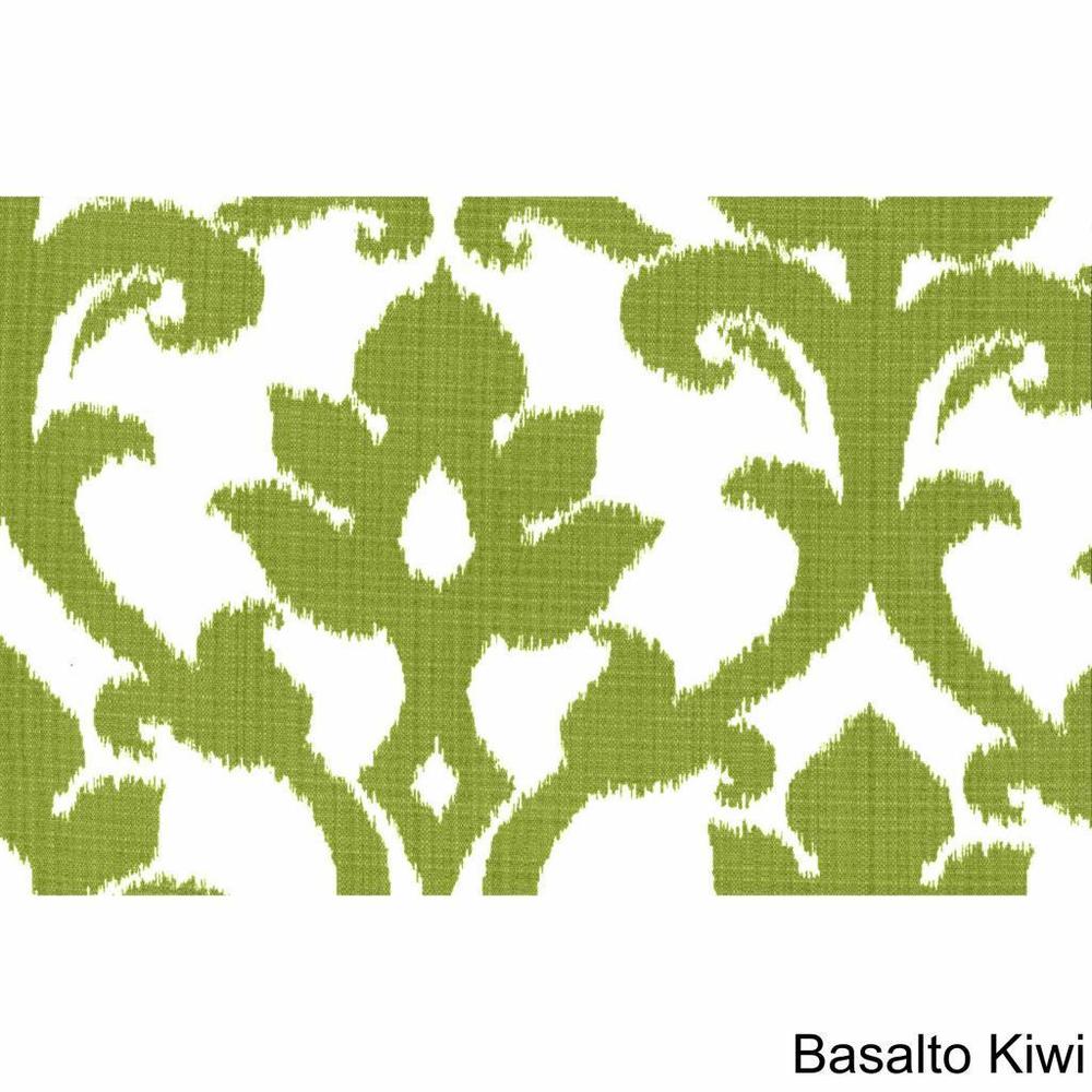 Ensemble de 3 coussins de canapé d'intérieur/extérieur capitonnés à dossier arrondi - 19 x 19