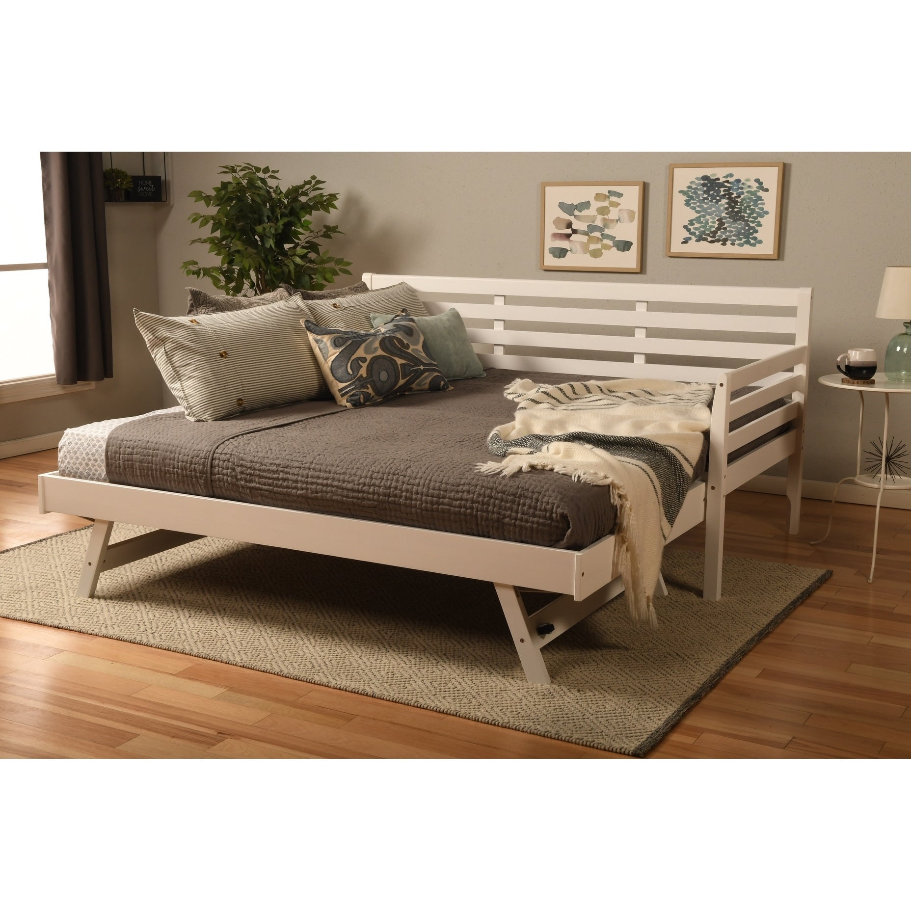 Lit de repos Somette Boho avec lit escamotable supplémentaire (matelas non inclus)