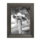 Ensemble de 10 cadres photo muraux en bois Kate et Laurel Bordeaux