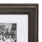 Ensemble de 10 cadres photo muraux en bois Kate et Laurel Bordeaux