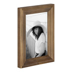 Ensemble de 10 cadres photo muraux en bois Kate et Laurel Bordeaux