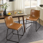 Tabourets de bar Bossin 18/26/30 pouces, tabourets de bar à hauteur de comptoir avec dossier, tabourets modernes en cuir PU, chaise de salle à manger avec repose-pieds