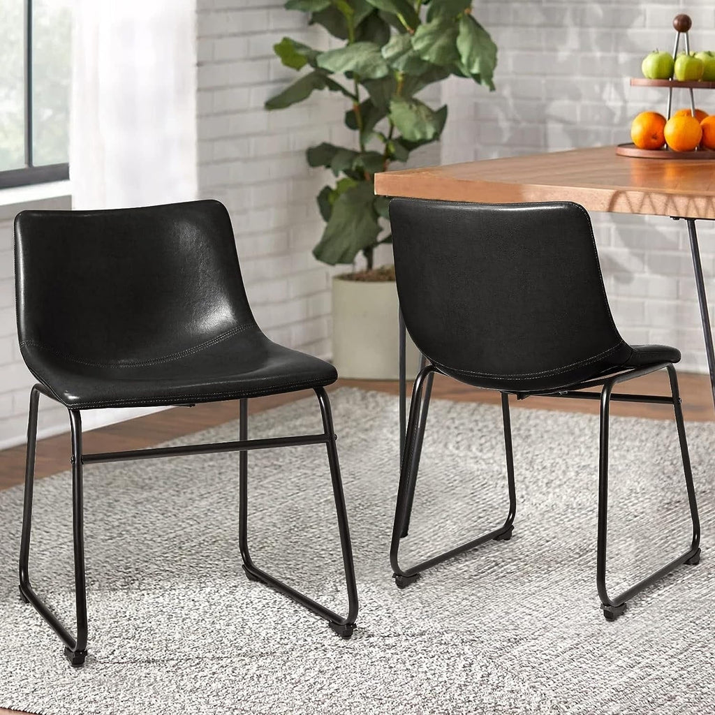 Tabourets de bar Bossin 18/26/30 pouces, tabourets de bar à hauteur de comptoir avec dossier, tabourets modernes en cuir PU, chaise de salle à manger avec repose-pieds