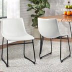 Tabourets de bar Bossin 18/26/30 pouces, tabourets de bar à hauteur de comptoir avec dossier, tabourets modernes en cuir PU, chaise de salle à manger avec repose-pieds