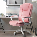 Chaise de bureau Bossin Big and Tall, chaise de direction à dossier haut, chaise de direction ergonomique réglable en cuir, 400 lb